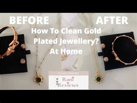 how to clean gold plated watch
